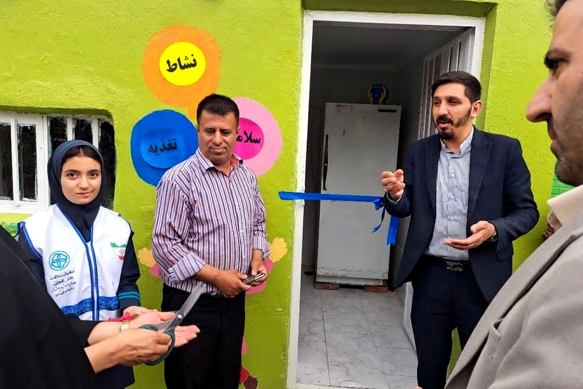 افتتاحیه پایگاه استاندارد تغذیه سالم مدرسه فتح