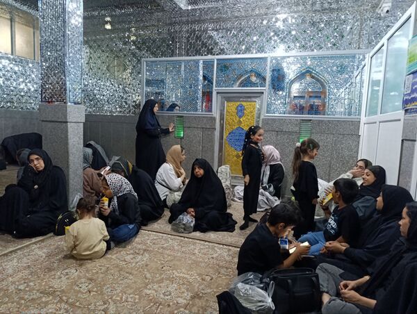 برگزاری مراسم شب ششم عزاداری امام حسین(ع) در تکیه ابوالفضلی نیشابور