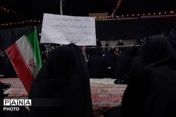 از کربلا تا ایران؛ عزاداران حسینی با پرچم ایران، پیام وحدت و استقامت را فریاد زدند