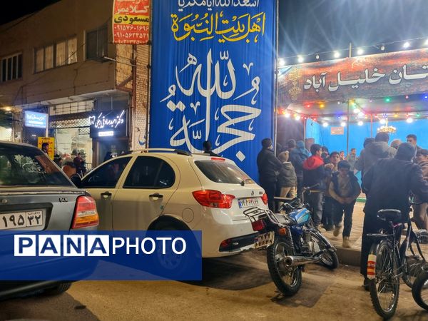 حضور پررنگ خانواده های خلیل آبادی در مراسم ولادت حضرت ولی عصر(عج)