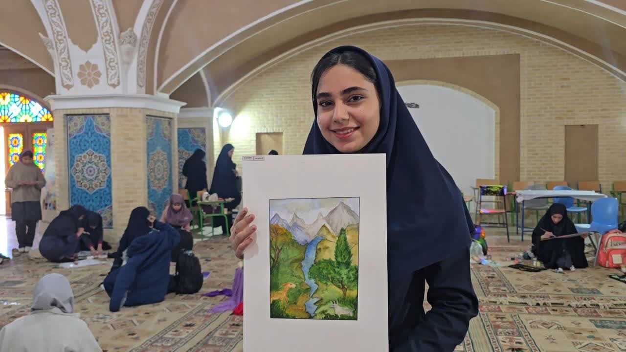 باغ دولت آباد یزد میزبان هنرنمایی دانش‌آموزان ناحیه یک در جشنواره «فردا»