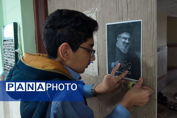 مراسم پرفیض زیارت عاشورا در دبیرستان‌ نمونه دولتی کاشانی‌پور فردیس