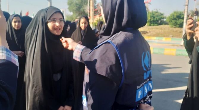 دوربین دانش‌آموزان، حماسه ۱۳ آبان شادگان را ثبت کرد