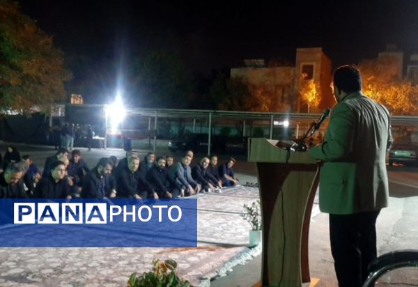 اجتماع حسینی در اداره آموزش و پرورش ناحیه ۷ مشهد 