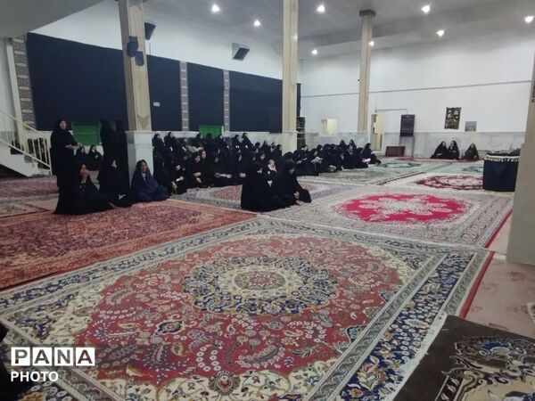 مراسم عزاداری شهادت رهبر معظم انقلاب در روستای مهدی آباد خلیل آباد