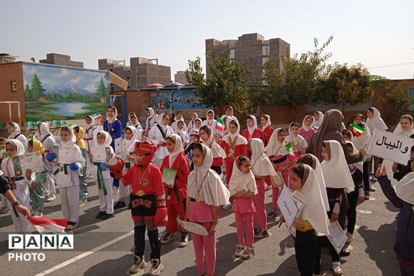 المپیاد ورزشی در دبستان بنی‌هاشمی رباط‌کریم