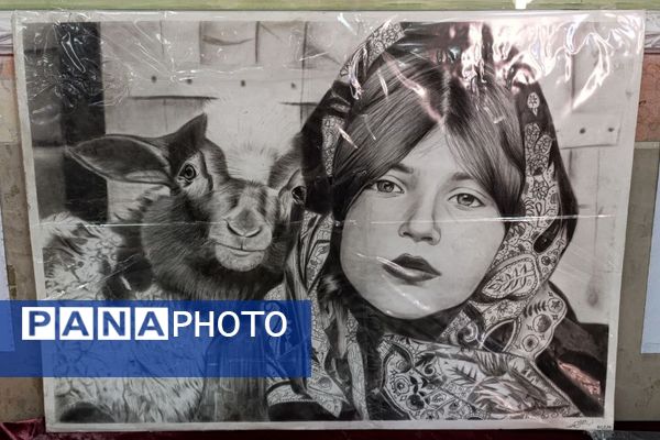 تجلی هنر و خلاقیت دانش‌آموزی در دبیرستات حضرت رقیه ورامین