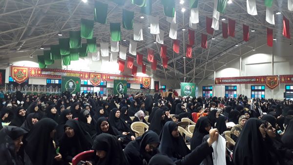 مراسم بزرگداشت شهید جمهور سید ابراهیم رئیسی و هیات همراه در سالن گلستان شهدای اصفهان