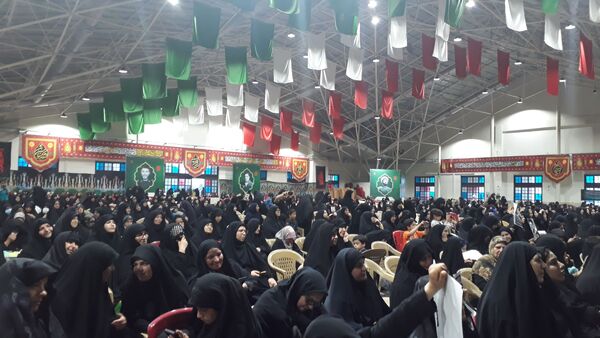 مراسم بزرگداشت شهید جمهور سید ابراهیم رئیسی و هیات همراه در سالن گلستان شهدای اصفهان