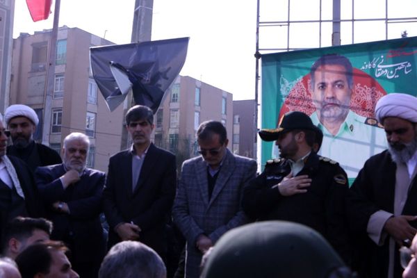 مراسم تشییع پیکر مطهر شهید والامقام شاهین دهقانی