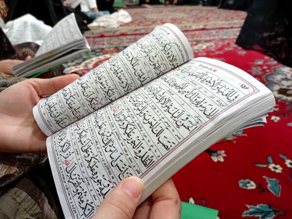 مراسم سوگواری شب اربعین در خلیل آباد