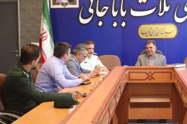 برگزاری جلسه کمیسیون پیشگیری و مقابله با سرقت در ثلاث باباجانی