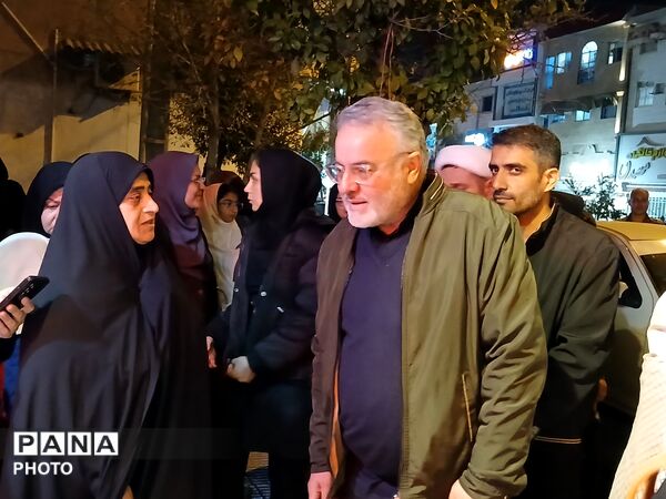 نهمین شب از خدمت‌رسانی اداره آموزش و پرورش کردکوی قالب موکب مردمی