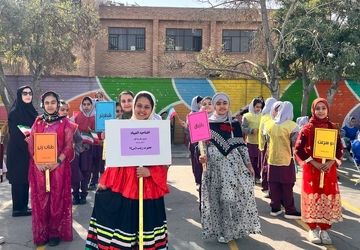 المپیاد ورزشی درون مدرسه ای در مدرسه حضرت زینب (س) ورامین