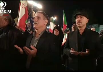 حضور مردم در میدان وحدت هم زمان با چهلم امام
