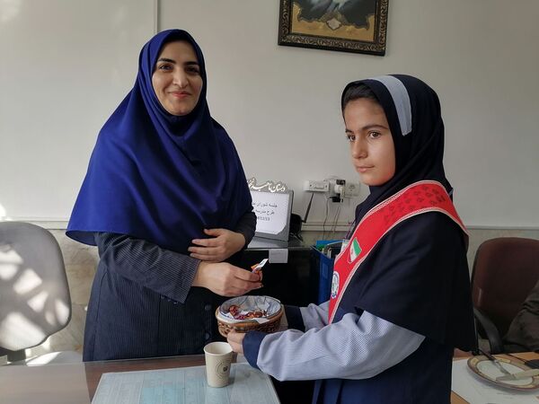 موکب نیمه شعبان در مدرسه نخودی