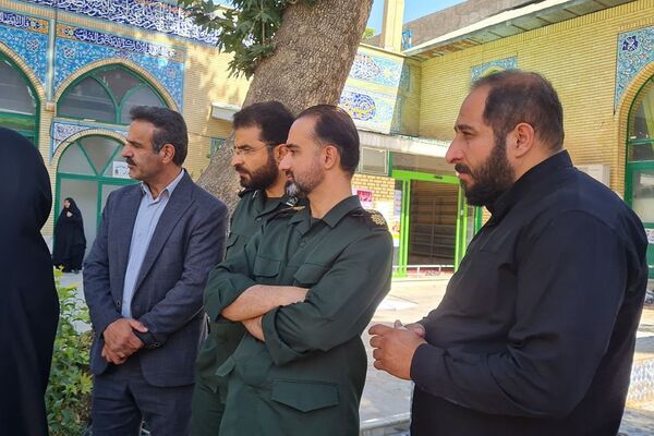 برگزاری رزمایش سراسری بسیجیان در پایگاه مسجد جامع آبسرد