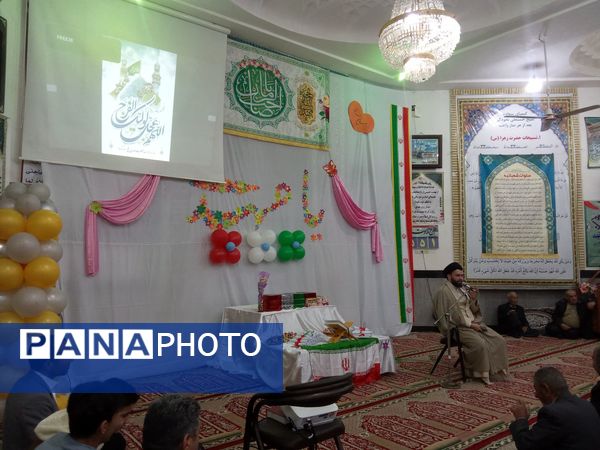 جشن نیمه شعبان در مسجد جامع شهر کندر