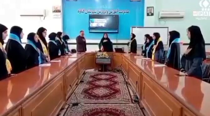انتخابات هیئت‌رئیسه مجمع دانش‌آموزان پیشتازِ دختر در گناوه