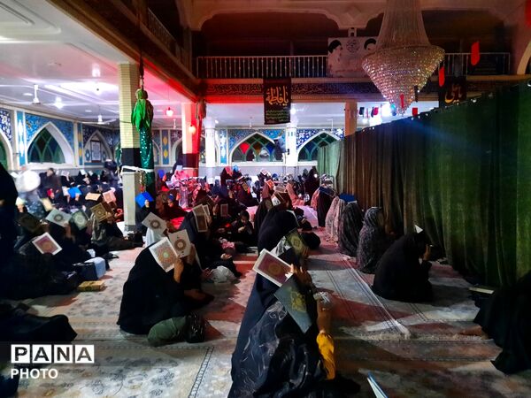 مراسم سومین شب قدر در روستای مزده خلیل آباد 