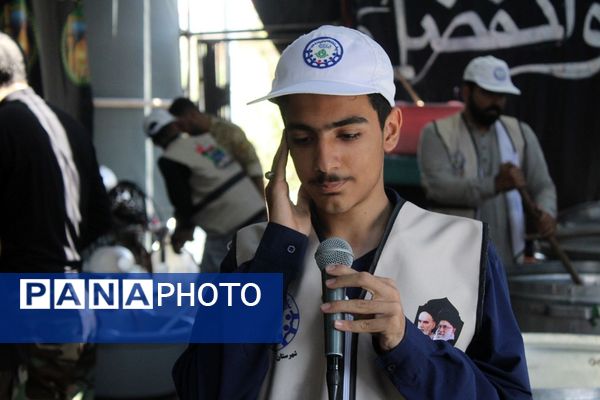 دانش‌آموزان پیشتاز رباط کریم، خادمان کوچک اربعین حسینی