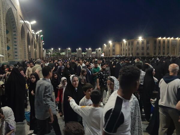 شب میلاد امام هشتم شعیان در حرم مطهر رضوی