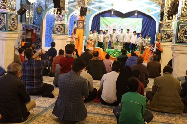 جشن میلاد امام حسین (ع) در امامزاده سید عباس بن موسی در بجنورد