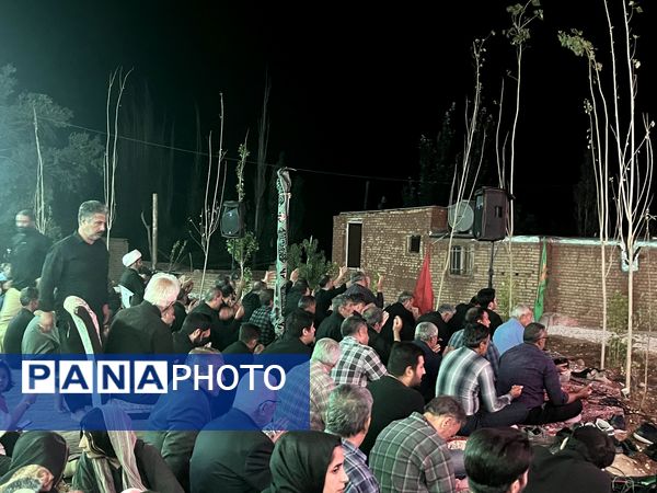 عزاداری دلسوختگان حسینی در روستای کرسگان