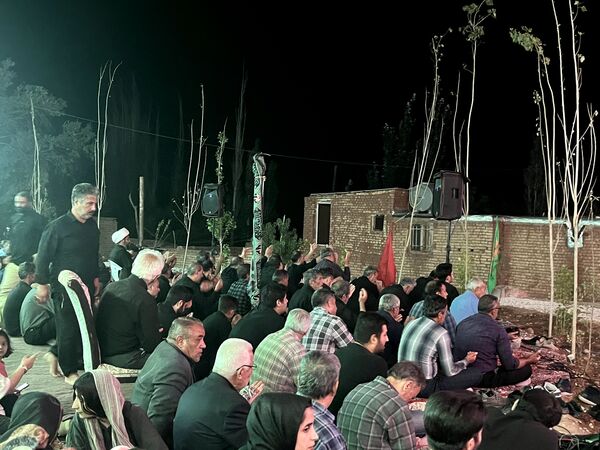 عزاداری دلسوختگان حسینی در روستای کرسگان