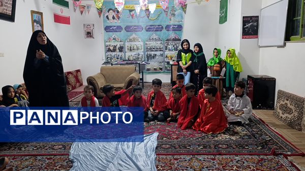 برپایی مهد آدینه نور در مسجد صاحب الزمان آشخانه 