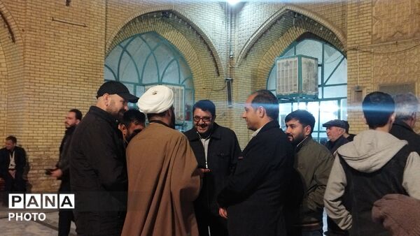مراسم عزاداری برای شهادت امام خامنه ای در نیشابور 