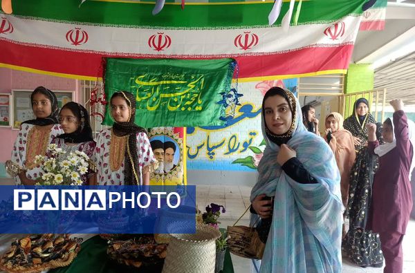 برگزاری آیین کهن «حق لیلی» در مدرسه شهید ابراهیم تنیده هرمزگان