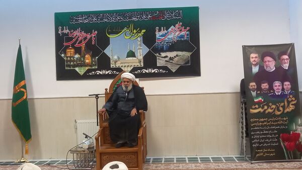 مراسم عزاداری شهادت امام رضا(ع) در دفتر امام جمعه کاشمر 