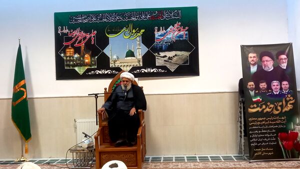 مراسم عزاداری شهادت امام رضا(ع) در دفتر امام جمعه کاشمر 