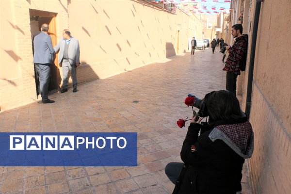 جلوه‌هایی از تجدید میثاق اصحاب رسانه قم با آرمان‌های امام خمینی(ره)