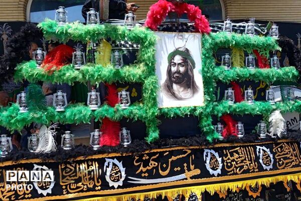 عزاداری باشکوه عزاداران حسینی در شهرآباد با حضور چهار روستا