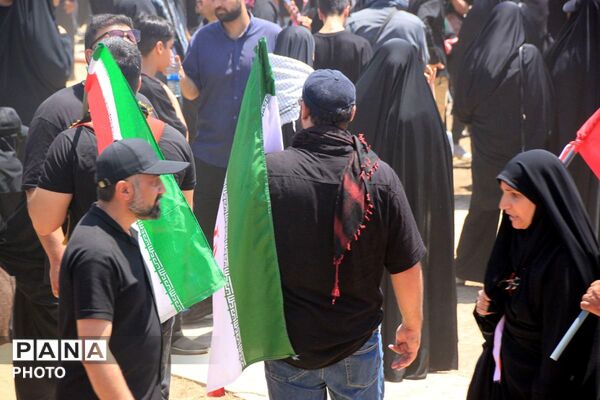 روایت عشق و وفاداری در بدرقه شهدا