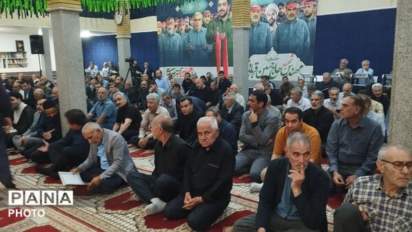 آیین گرامیداشت اولین سالگرد شهید حسین قربانی در نظرآباد 