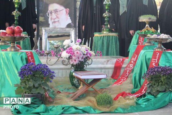 آغاز تحویل سال مردم در کنار شهید گمنام در ناحیه 4 کرج 