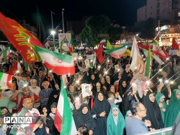 نود و نهمین تجمع مردمی فردیس با حضور عاشقانه