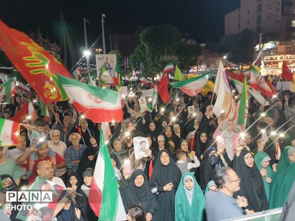 نود و نهمین تجمع مردمی فردیس با حضور عاشقانه