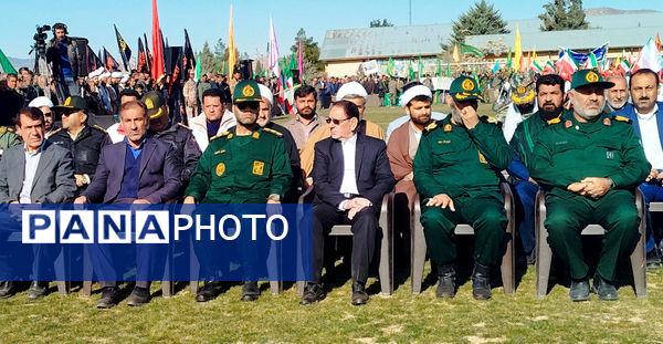 رزمایش بزرگ ده‌هزار‌ نفری پیامبر اعظم ۱۹ بسیجیان در شهرستان‌ لردگان