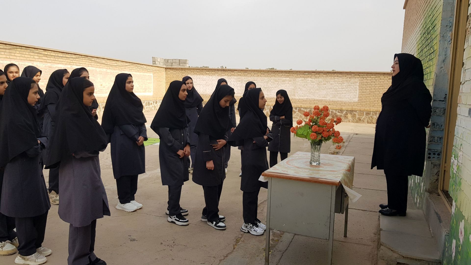 آیین بازگشایی مدارس در مدرسه گلشاد روستای کاهه