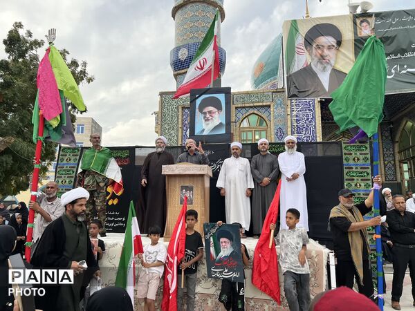 بیعت مردم جزیره قشم با آیت‌الله سید مجتبی حسینی خامنه‌ای 