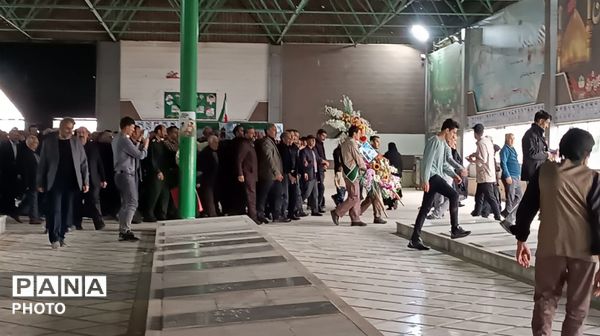 تشییع پیکر جانباز شهید «حاج سیامک حسین پناه اقدم» در مرند 
