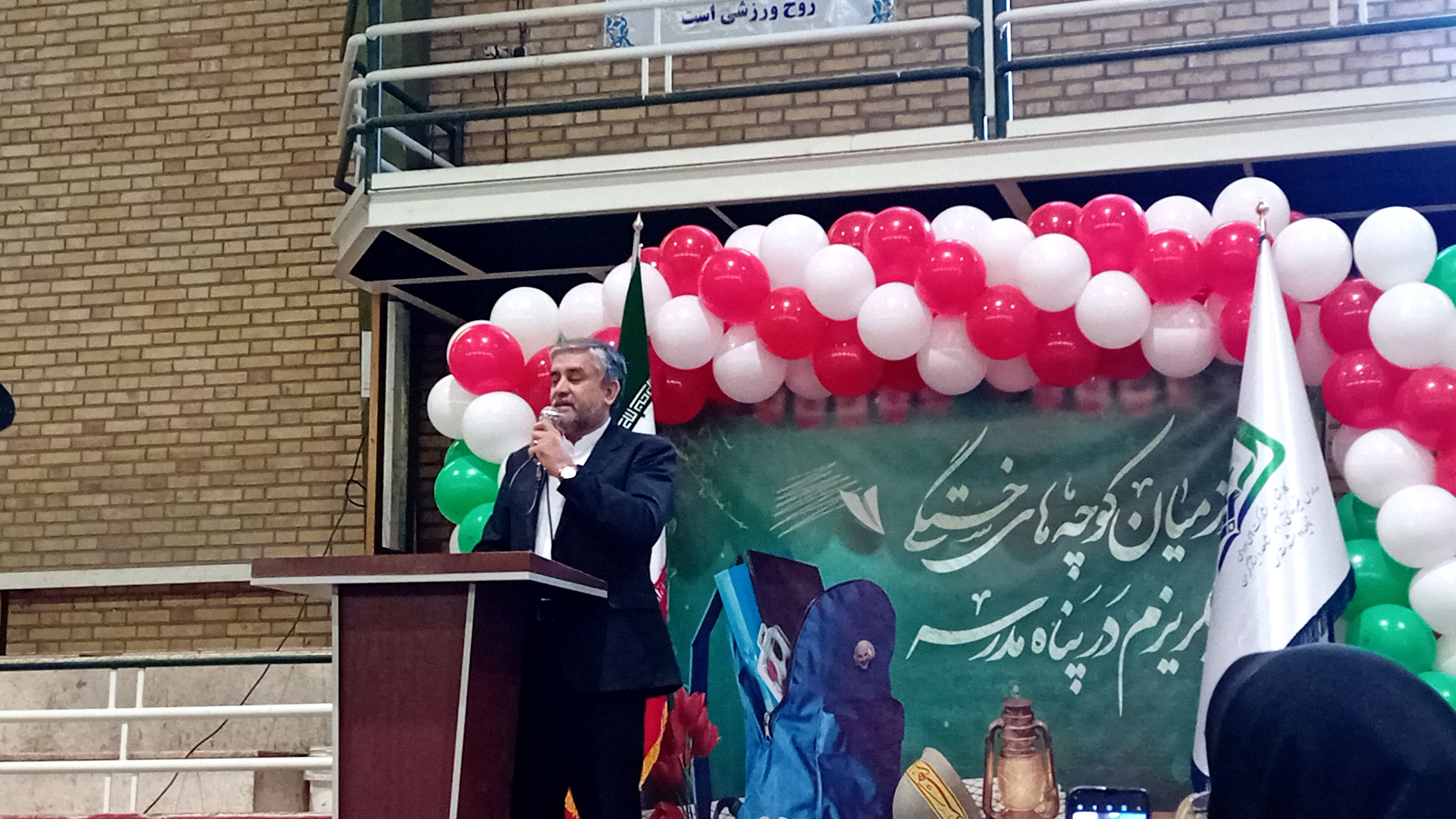 آیین تجلیل از خانواه شهدا در پروژه مهر ناحیه ۲ مشهد