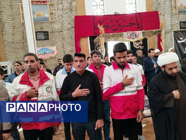 عزاداری سیدالشهدای خدمت «شهید آیت‌الله رئیسی» در کوهبنان