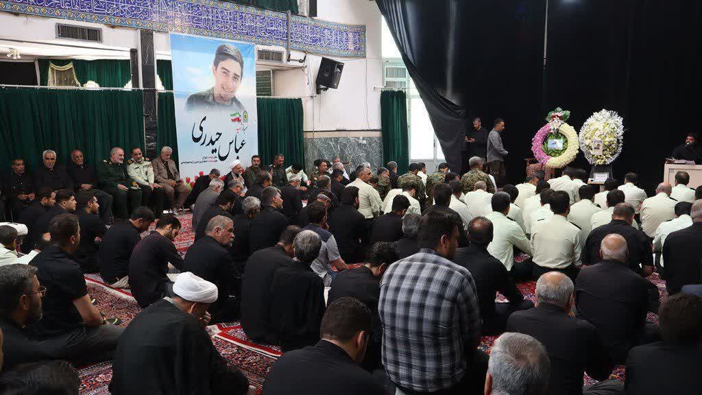 مراسم بزرگداشت شهید عباس حیدری در همدان برگزار شد