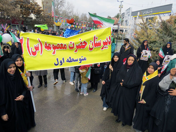 راهپیمایی روز ۲۲بهمن شهرستان بجنورد