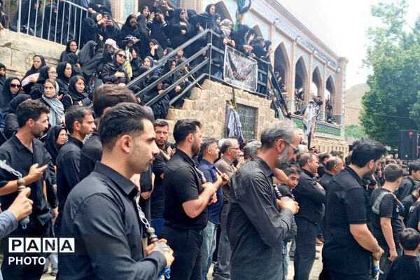 نمایی از عاشورا حسینی در روستا رویین